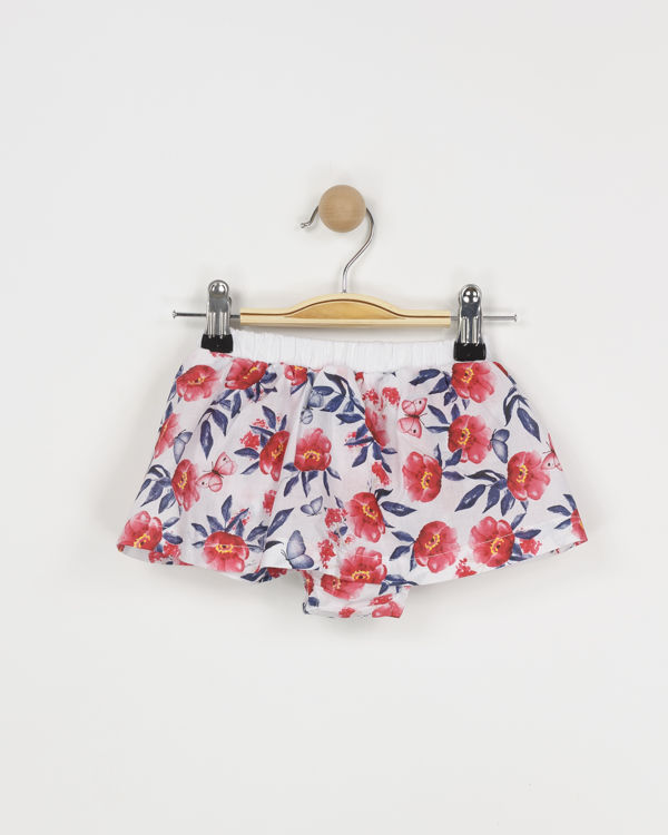 Picture of B01704 GIRLS SKIRT WITH UNDER PANTS SAME PATTERN